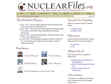 Tablet Screenshot of htwww.nuclearfiles.org
